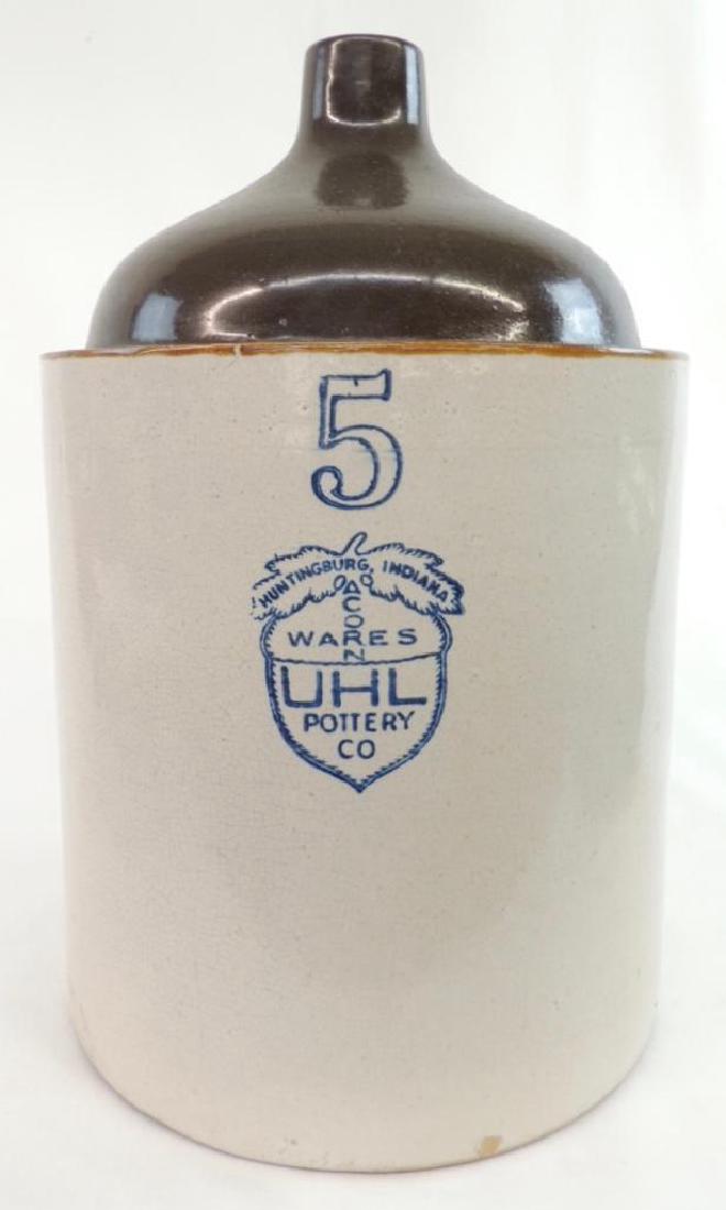 5 Gallon Uhl Pottery Crock Jug (1 of 7)