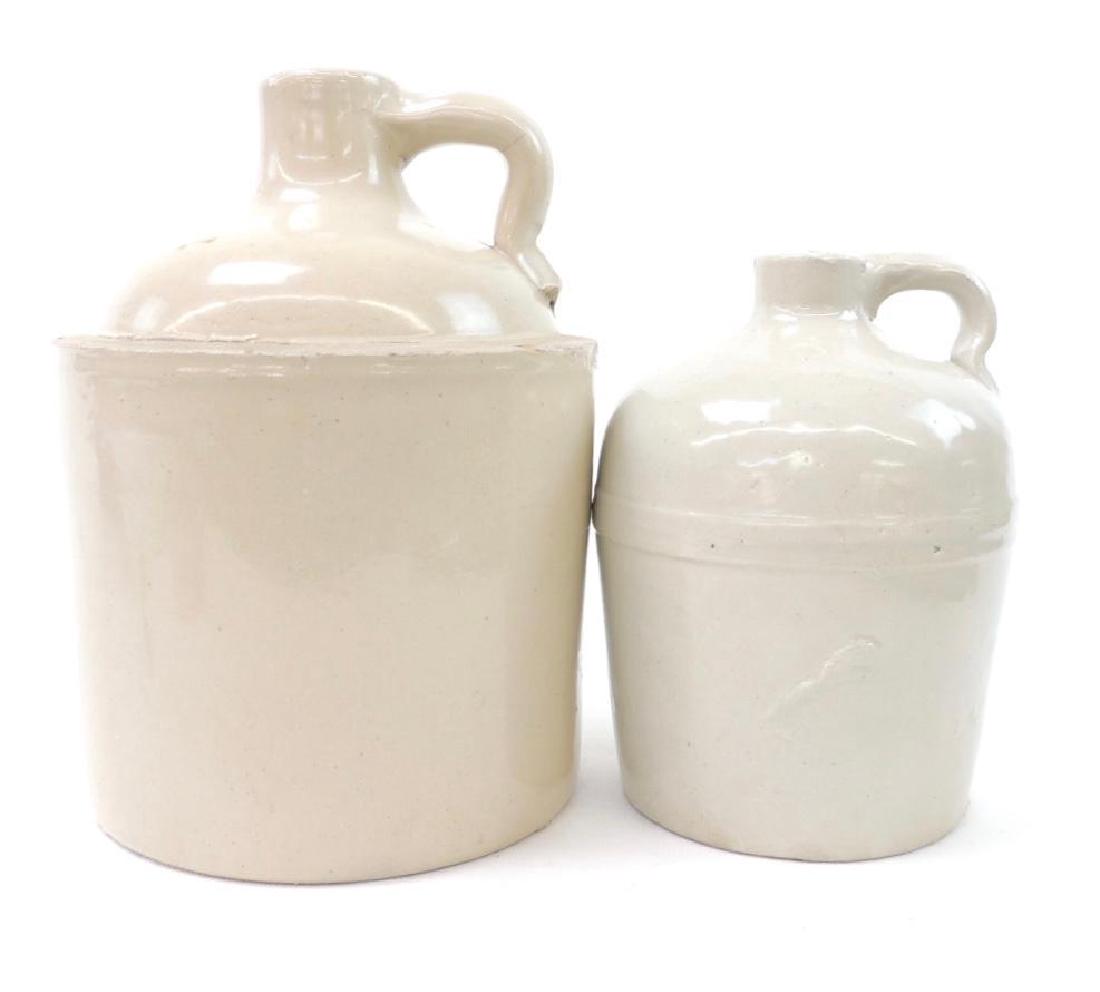 2 Macomb Stoneware Co Crock Jugs (1 of 6)