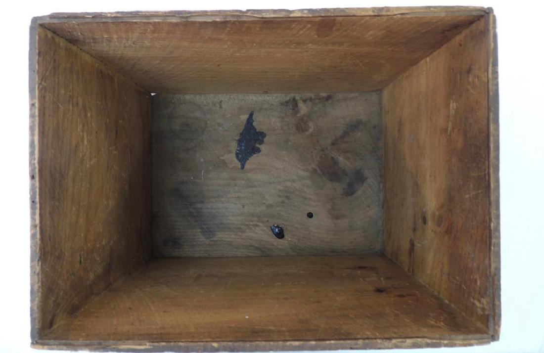 Seely Mfg Co Perfumers Wood Box: 12.5 x 10.5 x 9" Wood crate with tongue and groove joints.
