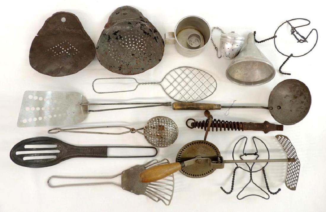 Large Group of Vintage and Antique Kitchen Tools (1 of 1)