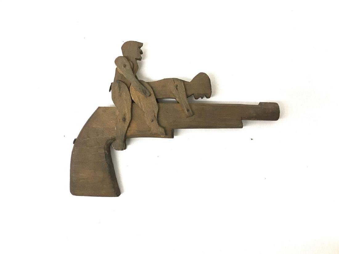 Folk art copulating gun: Circa 1930's