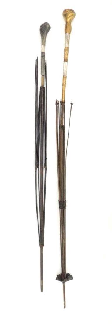 Group of 2 Vintage Umbrellas with MOP Inlay and Ornate (1 of 1)