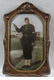 WW1 Photograph Featuring MP Soldier in Convex Gilded