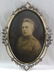 WW1 Photograph Featuring Soldier with Convex Gilded