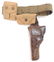 WW2 U.S. Army Ammo Belt with Leather Holster as well as - 4