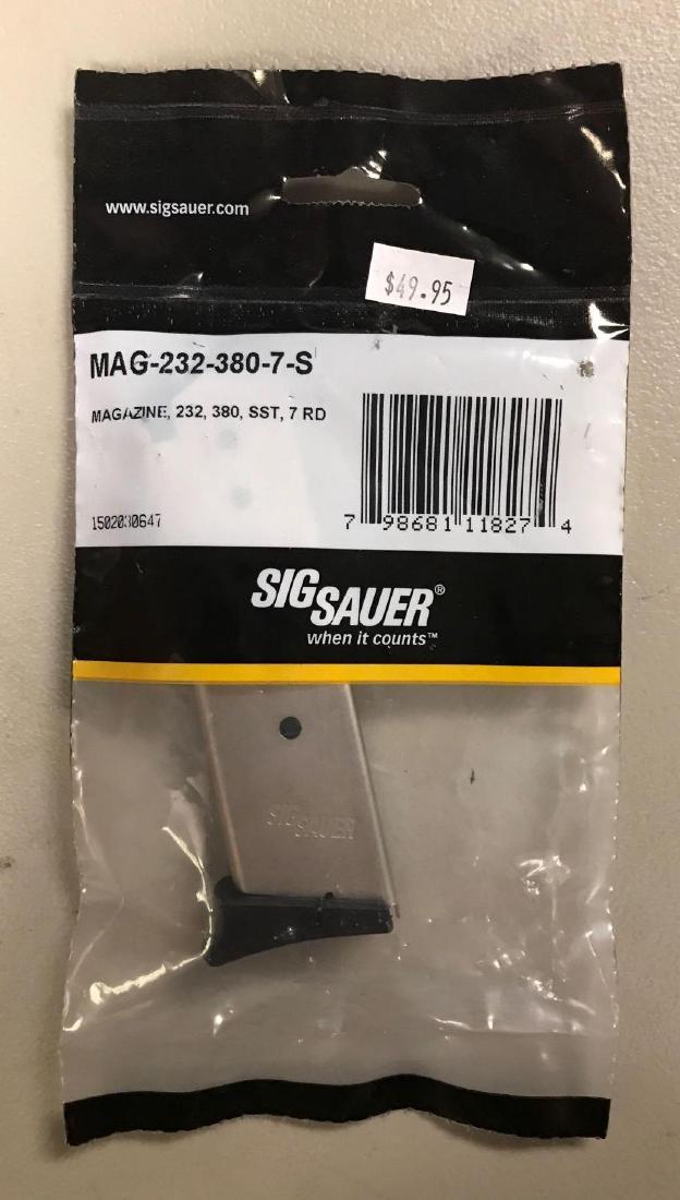 Sig Sauer 232, 380, SST, and 7Rd pistol magazine: New in package