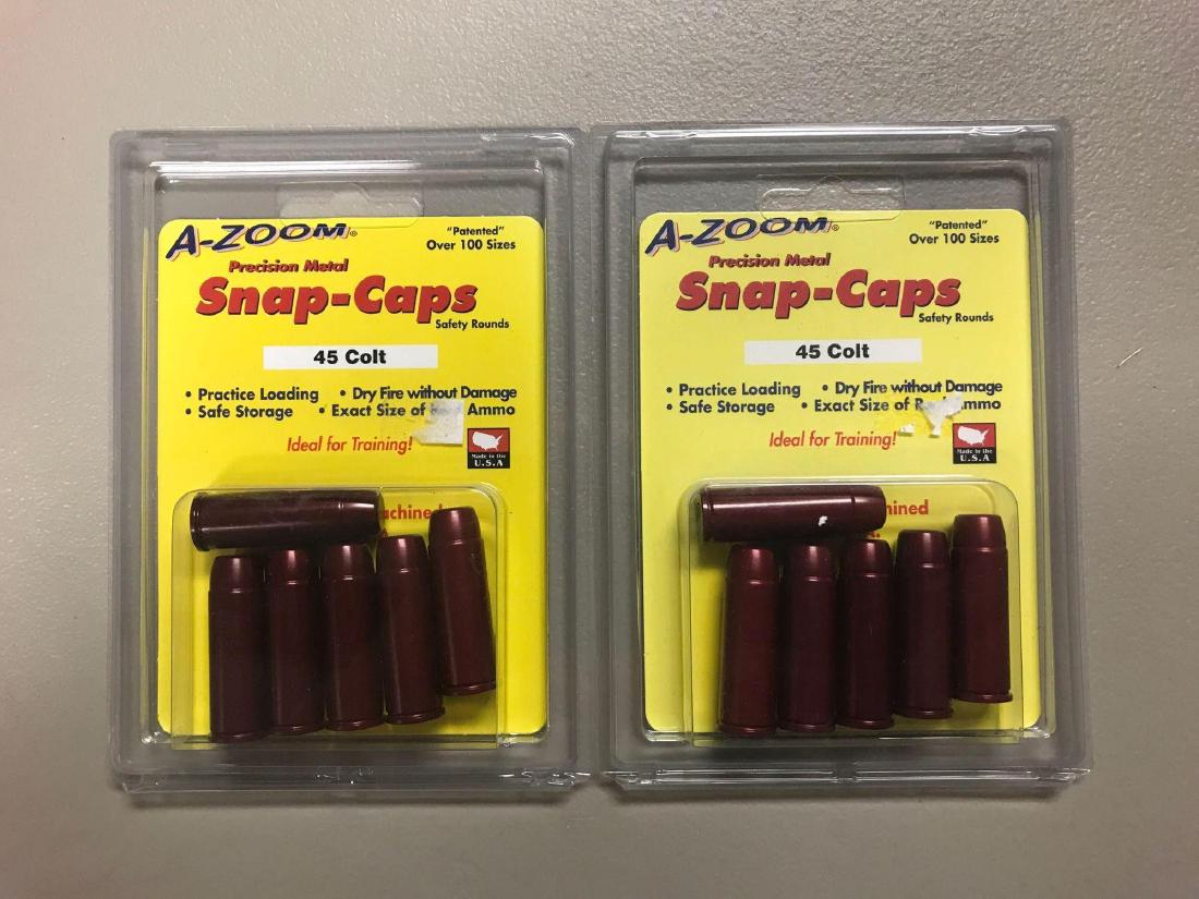 Group of 2 A zoom 45 colt snap caps: New in package