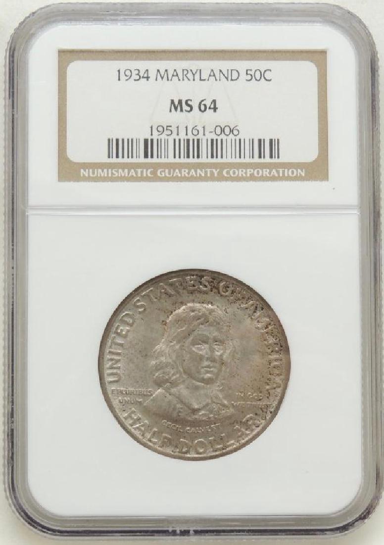 1934 Maryland Commemorative Half Dollar MS64 (1 of 2)