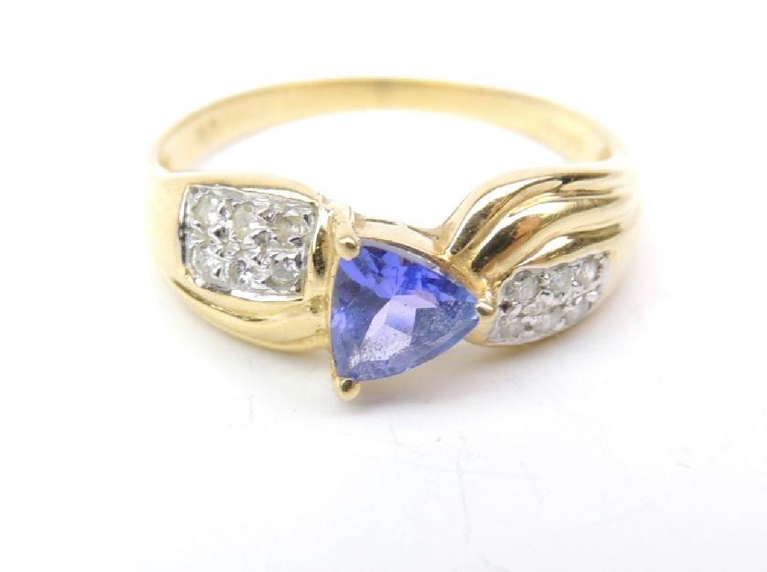 18K Yellow Gold Levian Tanzanite Ring (1 of 6)