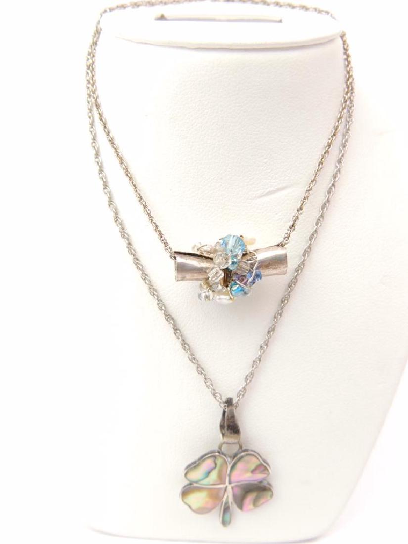 Lot of 2 : Sterling Silver Chains and Pendants (1 of 3)