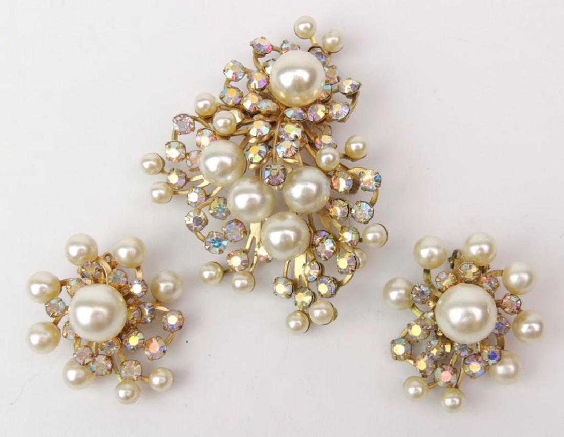 Beau Jewels Brooch and Earrings Set (1 of 3)
