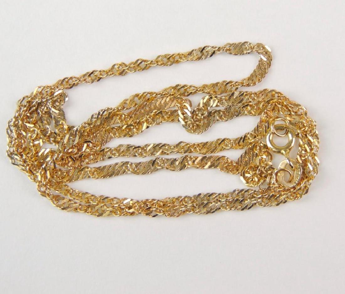 14K Yellow Gold Rope Twist Chain (1 of 1)