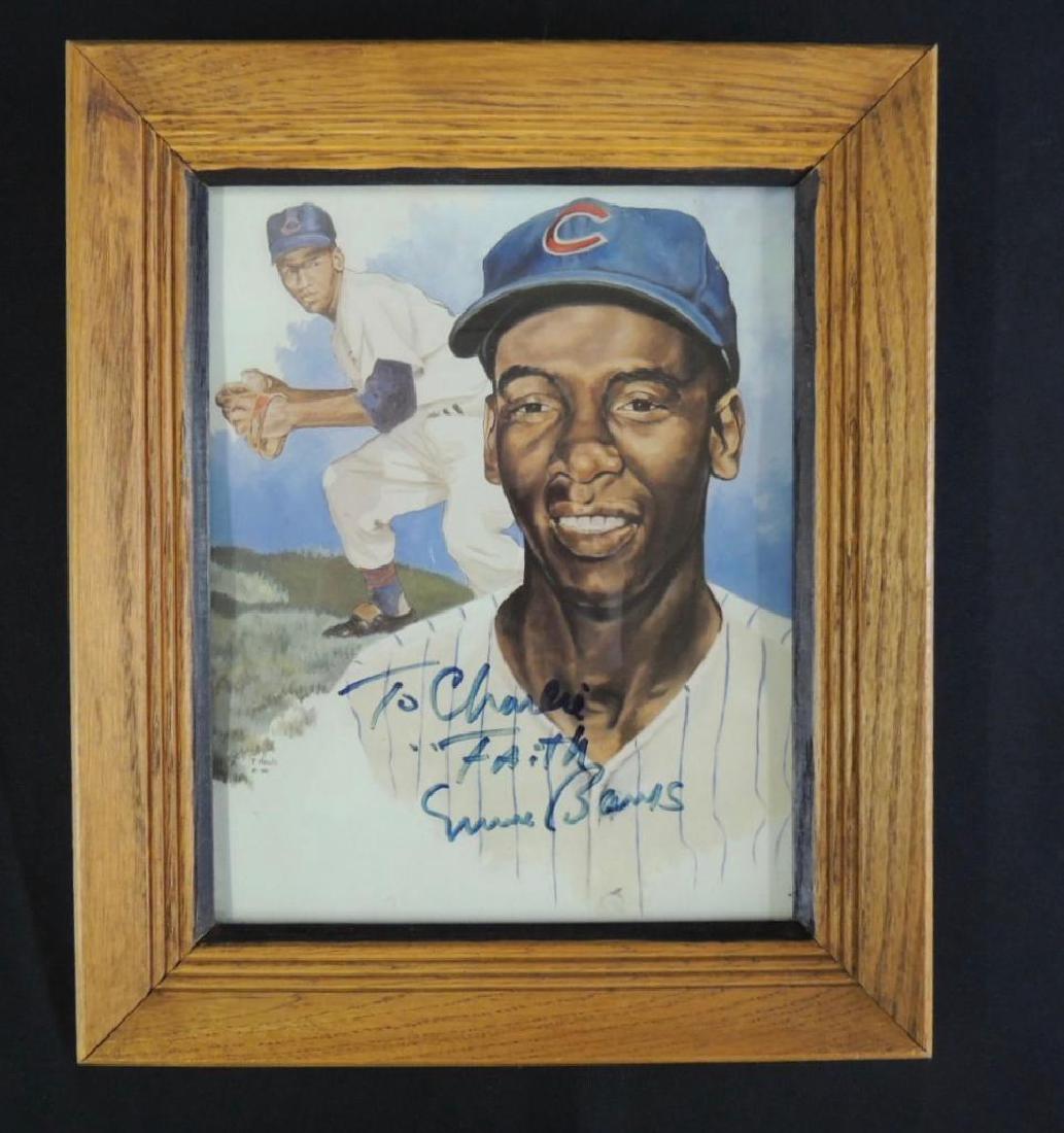 Ernie Banks Signed Print (1 of 2)