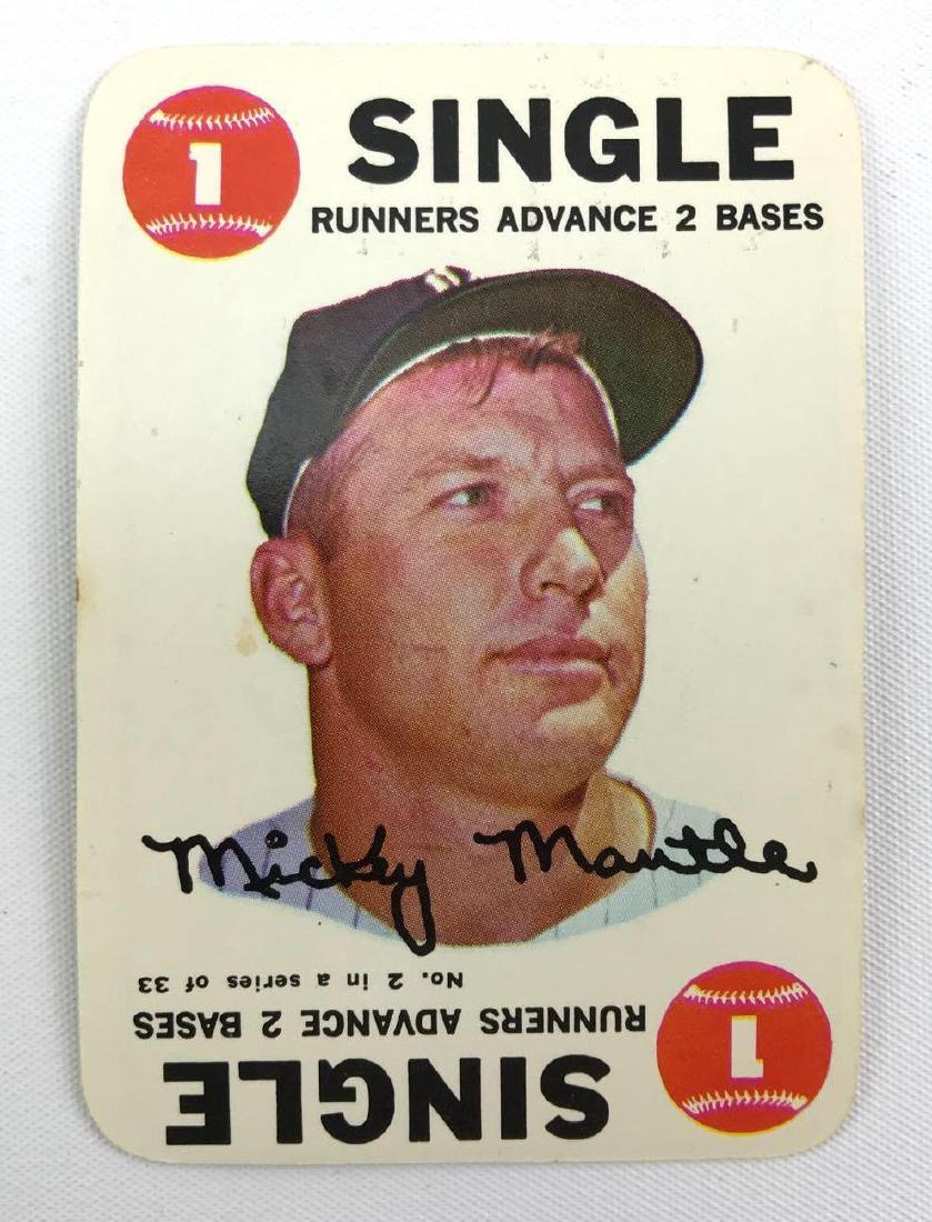 1968 Mickey Mantle Topps game baseball trading card (1 of 2)