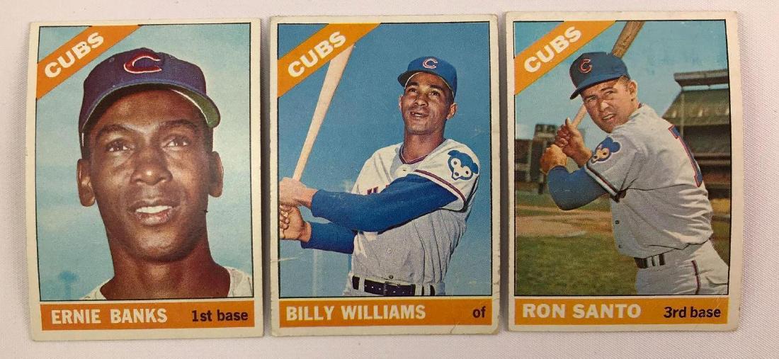 Group of three 1966 Topps Chicago cubs stars baseball (1 of 2)
