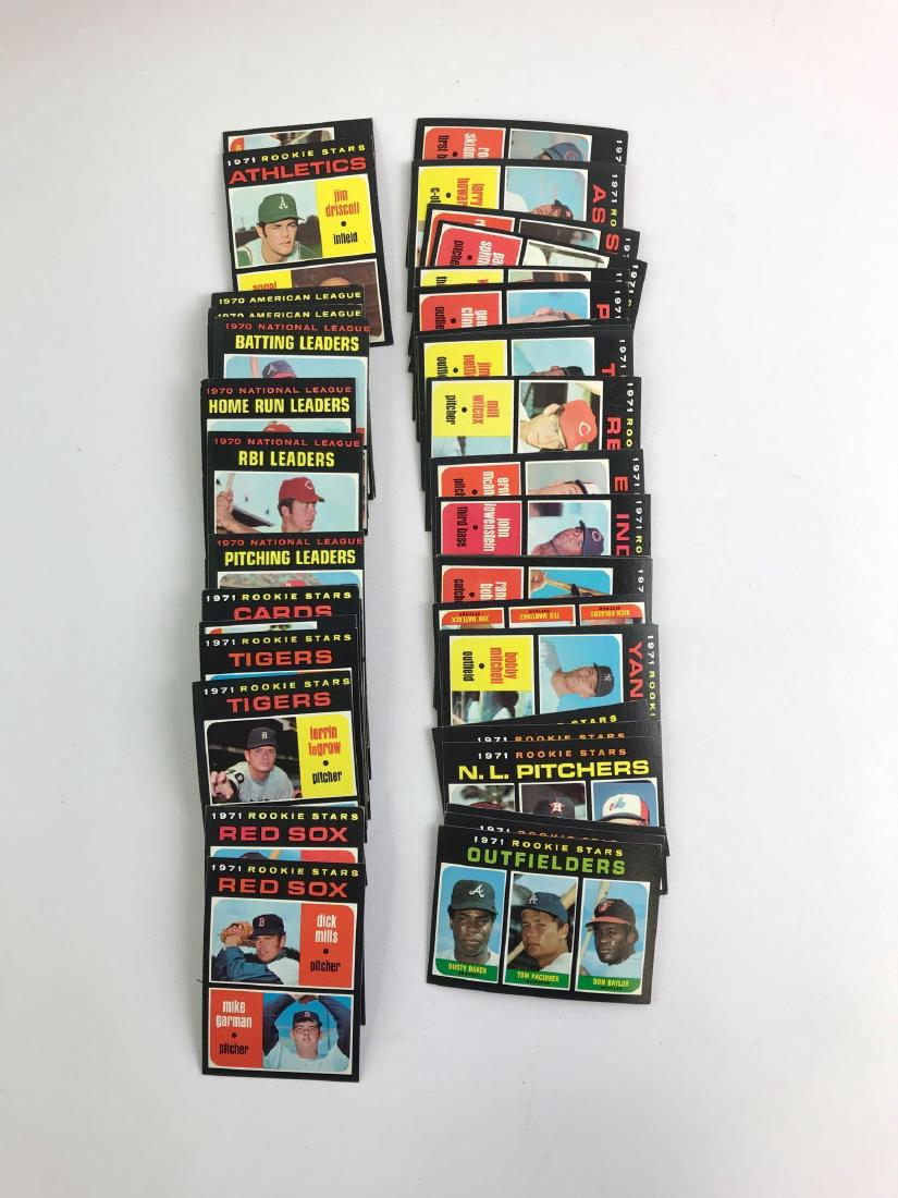 Approximately 40 1971 Topps rookies and league leaders (1 of 1)