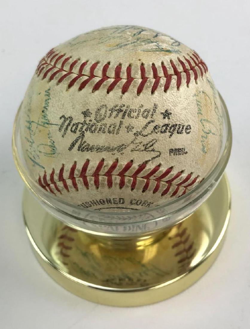 1961 Chicago cubs team signed spalding baseball (1 of 8)