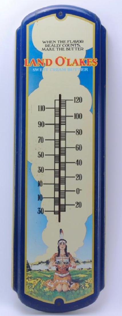 Vintage Land O'Lakes Butter Advertising Thermometer (1 of 3)