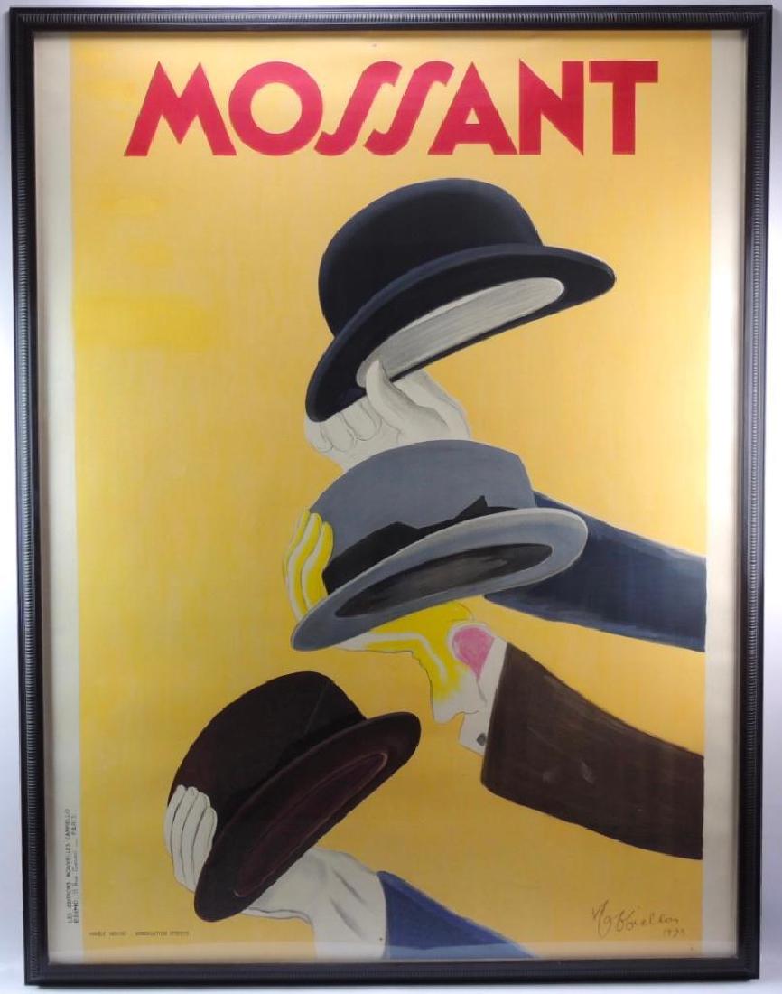 Mossant Hats (1938) by Leonetto Cappiello Framed French (1 of 5)