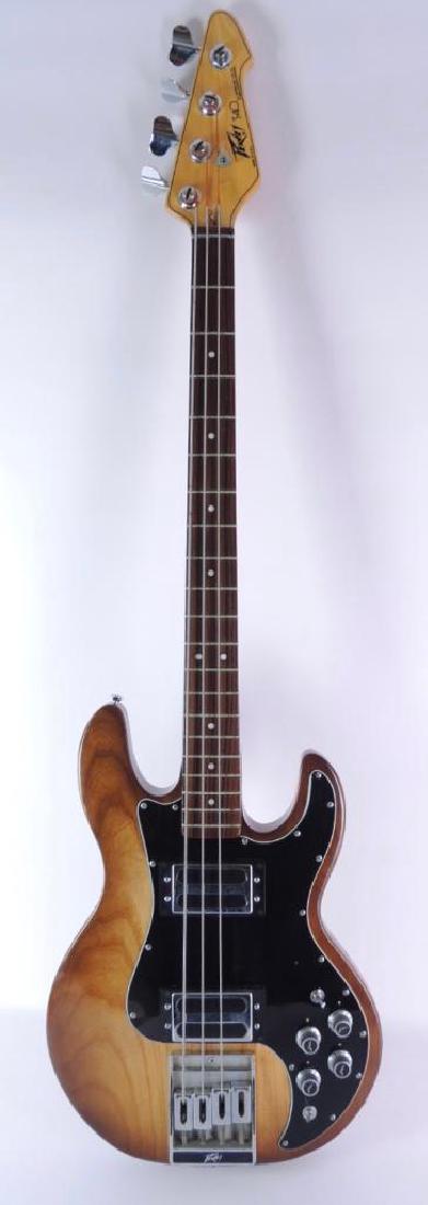 Peavey Model T-40 Electric Bass Guitar with Hard Case (1 of 10)