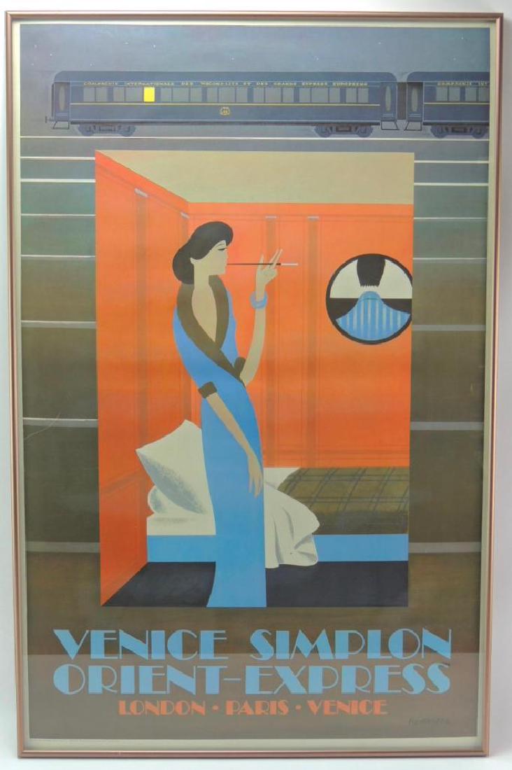 Venice Simplon Orient Express Travel Poster (1981) - (1 of 1)