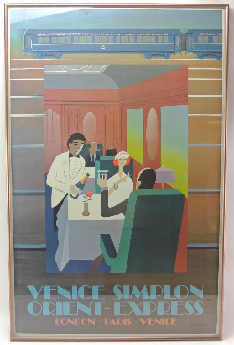 Venice Simplon Orient Express Poster (1981) - Dinner (1 of 1)