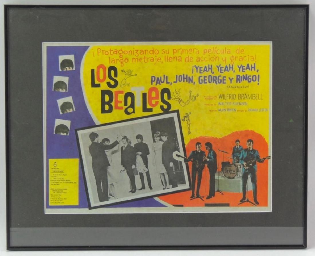 Spanish Beatles "A Hard Days Night" Framed Poster (1 of 1)