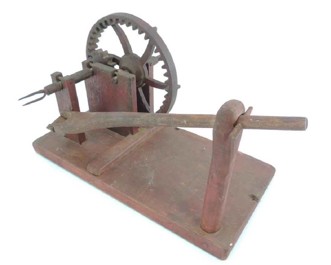 Antique Primitive Wooden Apple Parer (1 of 3)