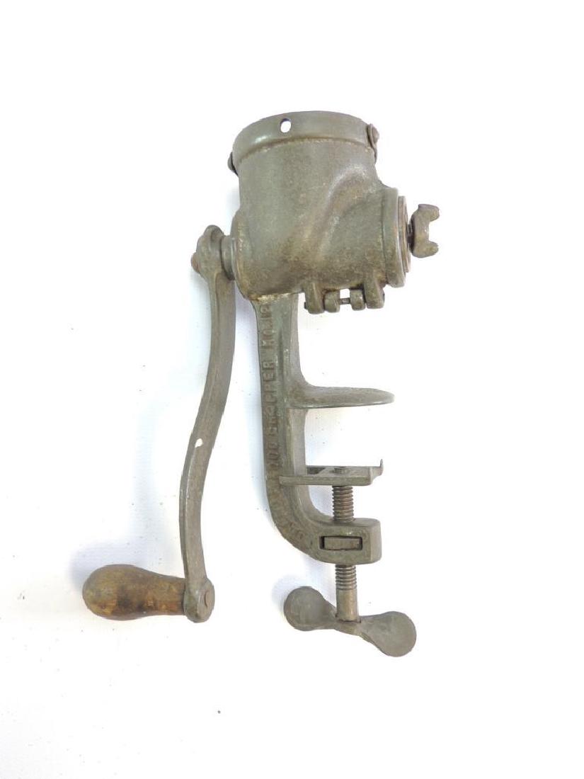 Antique Rollman MFG. Co. No. 12 Meat Grinder, Mt. (1 of 2)