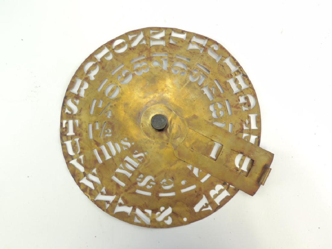 Antique Brass Signage Stencil (1 of 1)