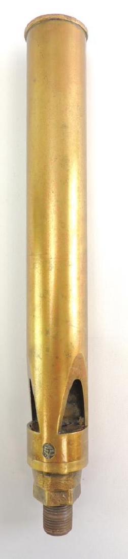 Antique 3 Valve Brass Steam Whistle (1 of 2)