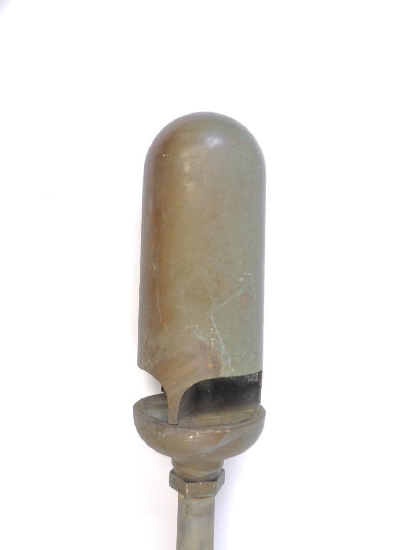 Large Antique 3 Valve Brass Steam Whistle (1 of 2)