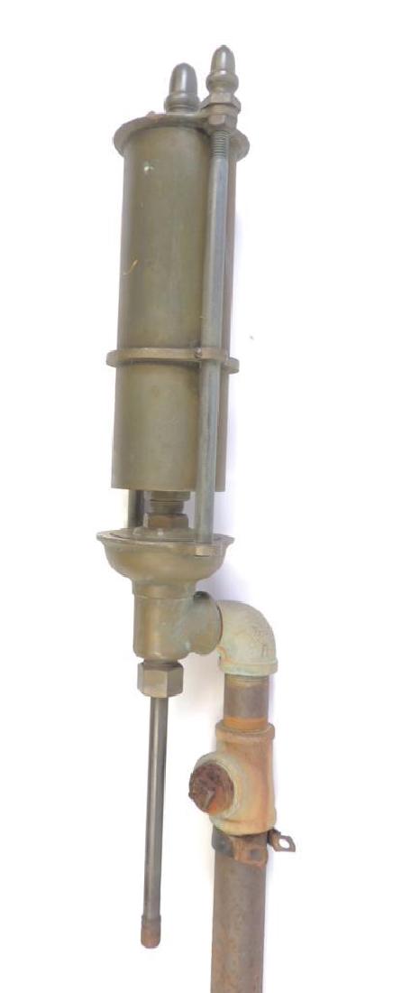 Large Antique Single Valve Brass Steam Whistle (1 of 5)