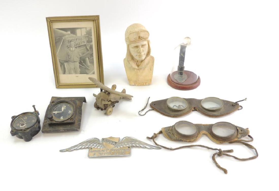 Lindbergh/Pilots Grouping : Airplane Clocks (1 of 6)