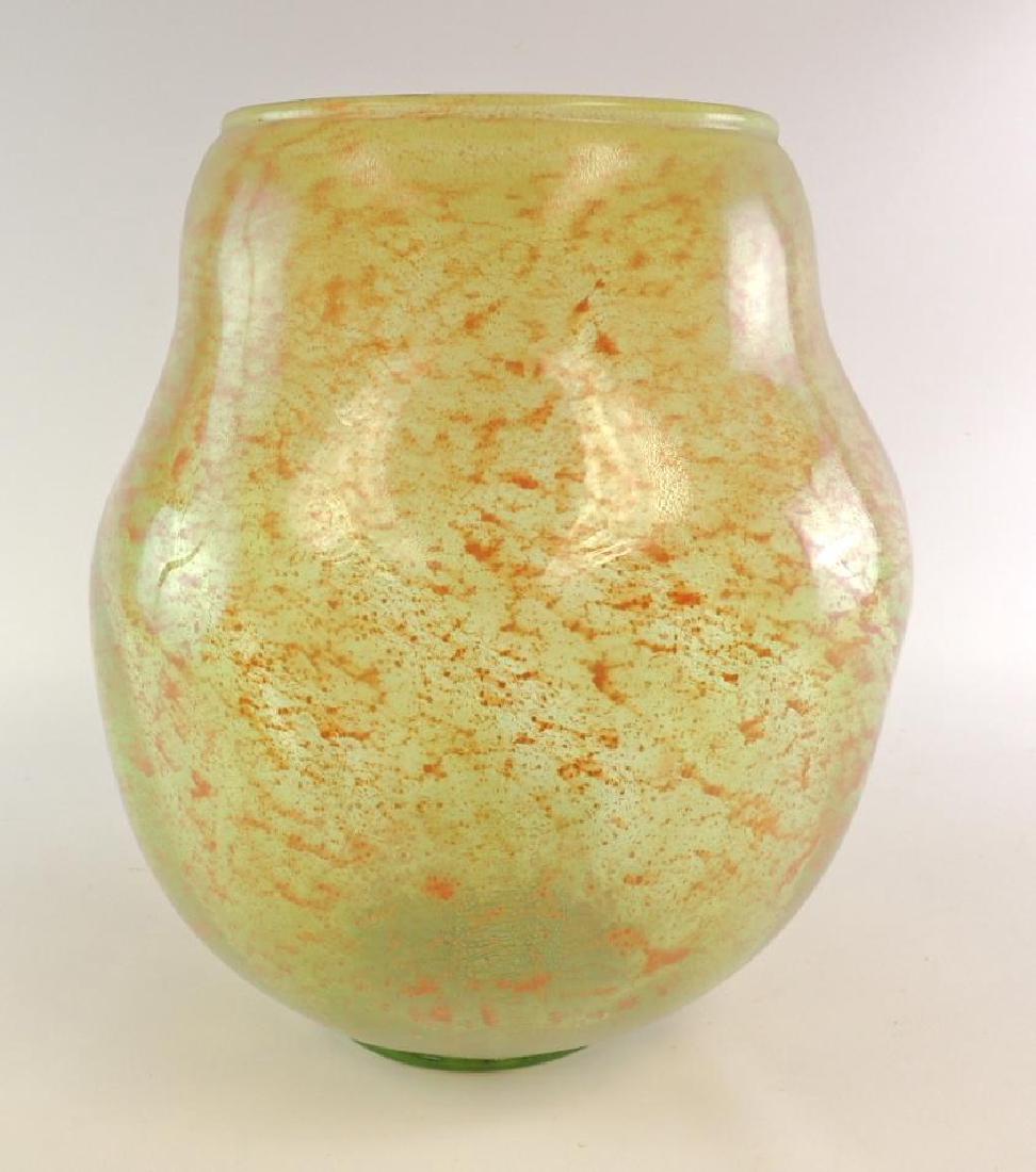An Unica Glass Vase (E-229) : signed "A.D. Copier" for (1 of 4)