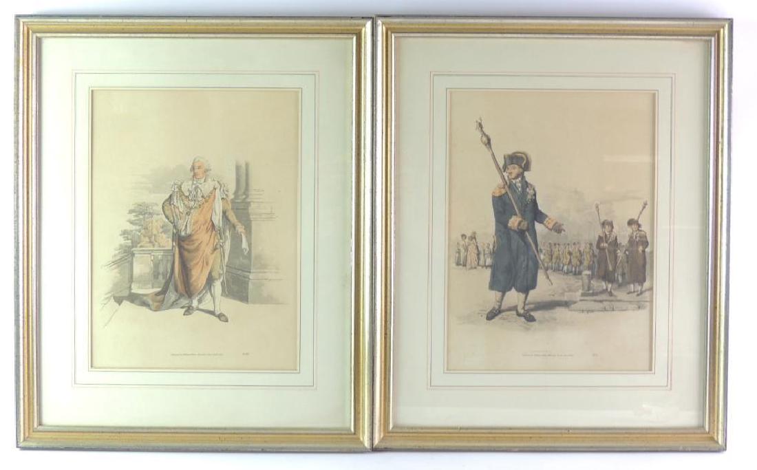 Group of 2 Handcolored Lithographs published by William (1 of 4)