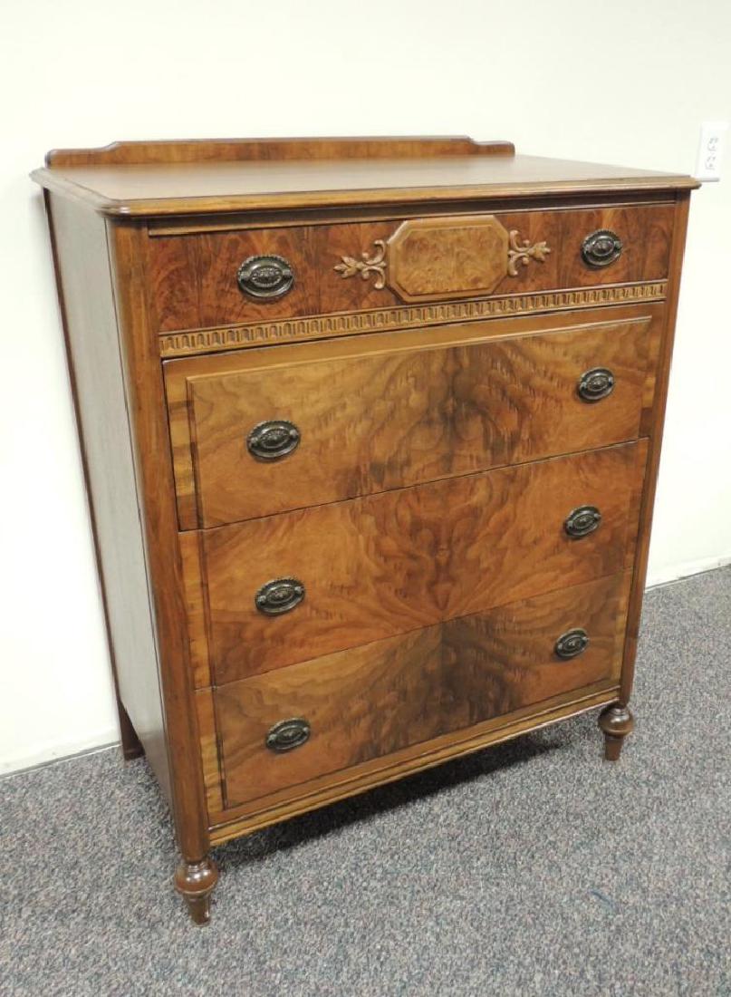 Vintage Landstrom Burled Walnut Dresser (1 of 5)