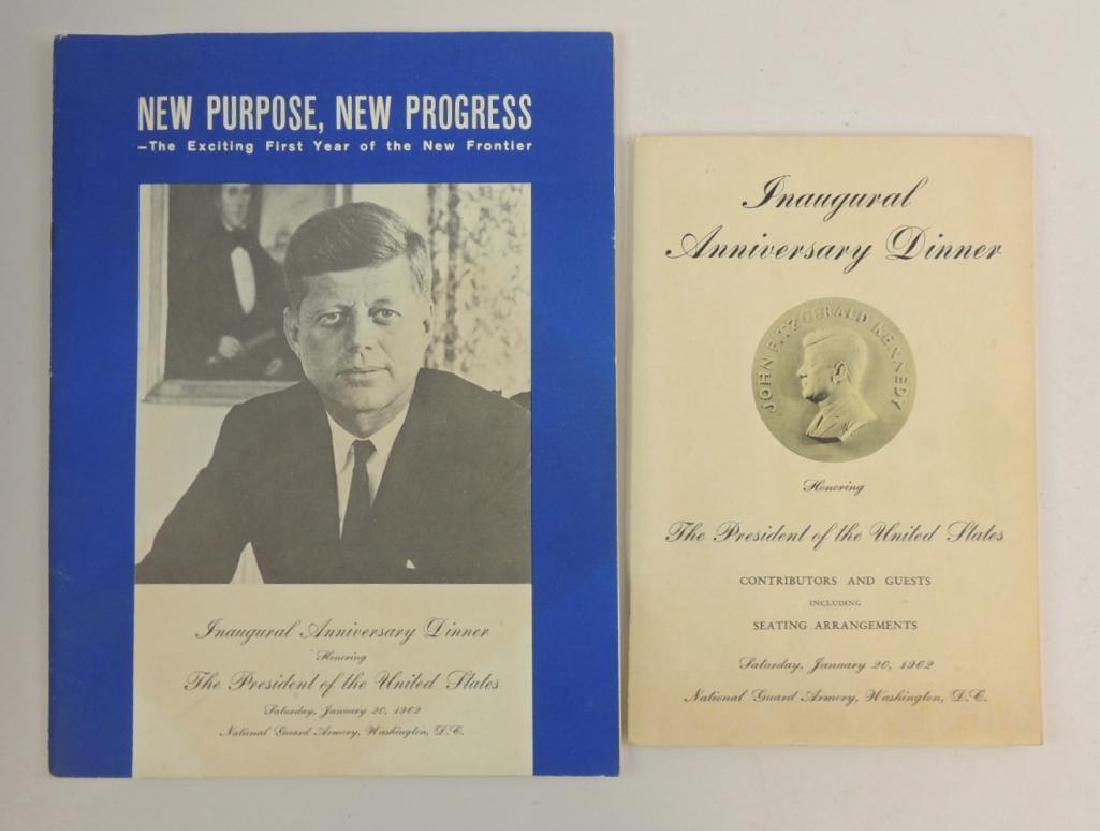 Group 2 Booklets : 1962 Inaugural Anniversary Dinner (1 of 3)