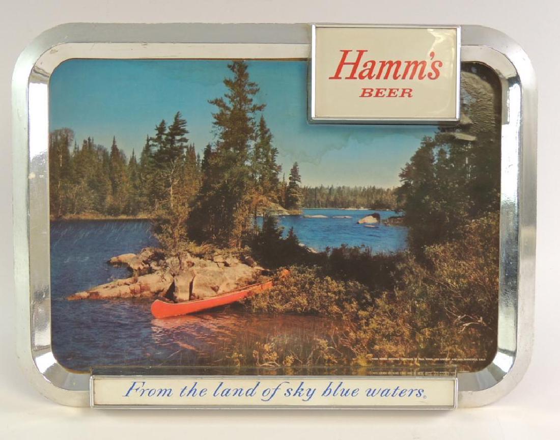 Vintage Hamm's Beer Advertising Counter Top Beer Sign (1 of 2)