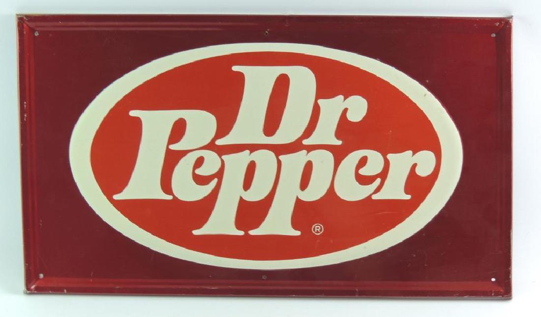 Vintage Dr. Pepper Advertising Metal Sign (1 of 2)