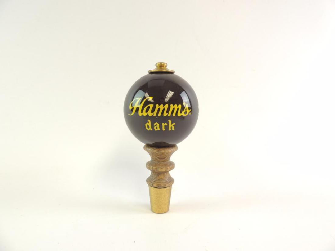 Vintage Ham's Dark Beer Advertising Beer Tapper (1 of 2)