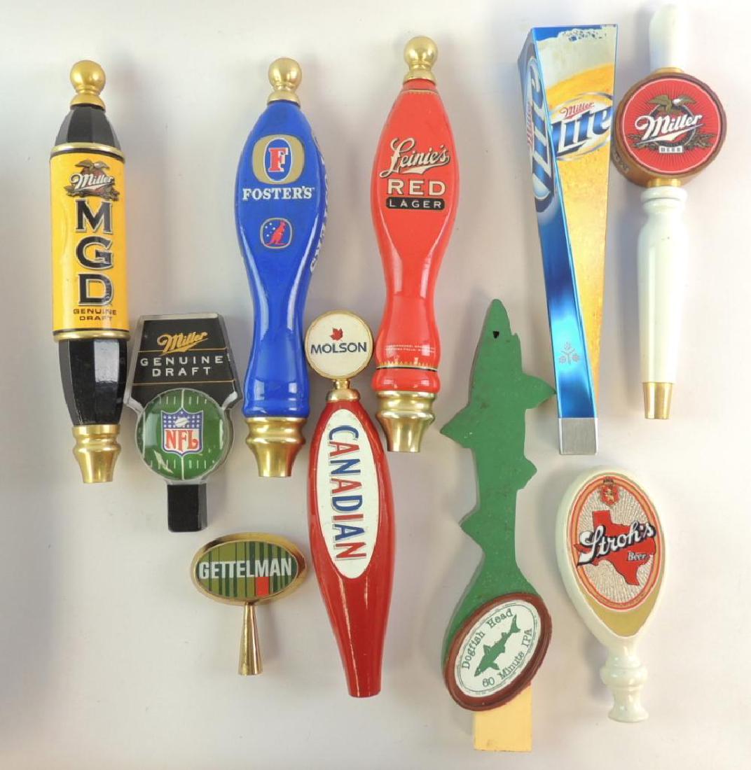 Group of 10 Advertising Beer Tappers (1 of 1)