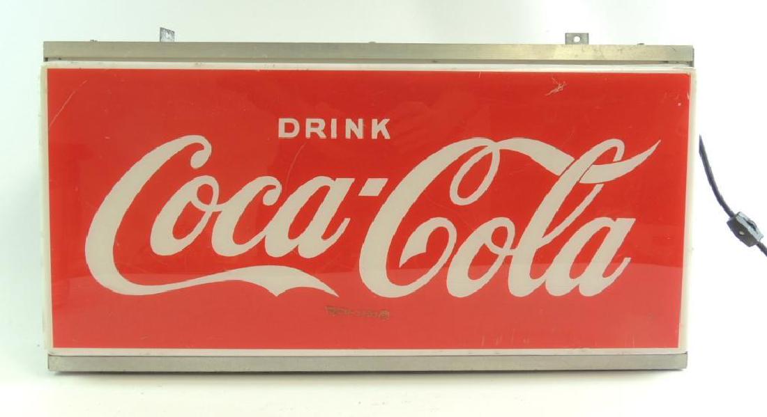 Vintage Coca-Cola Advertising Light Up Sign (1 of 2)