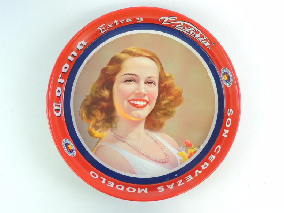 Vintage Corona Advertising Beer Tray (1 of 2)