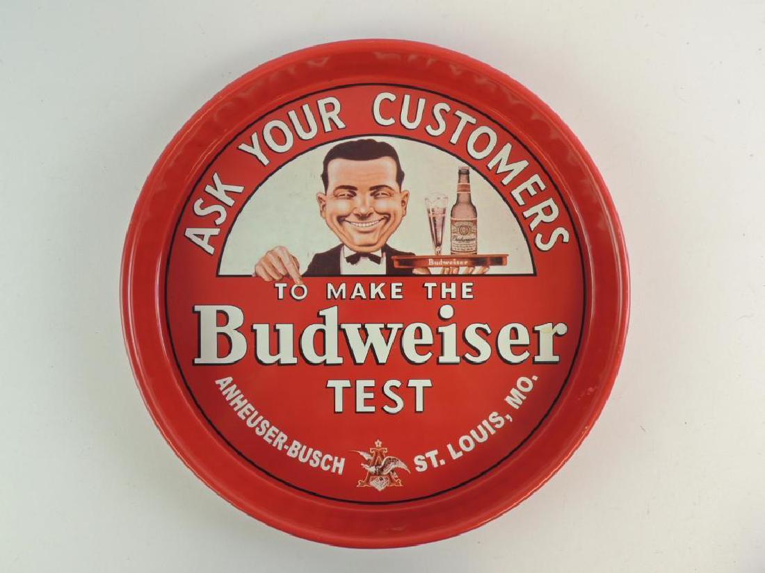Budweiser Advertising Beer Tray (1 of 2)