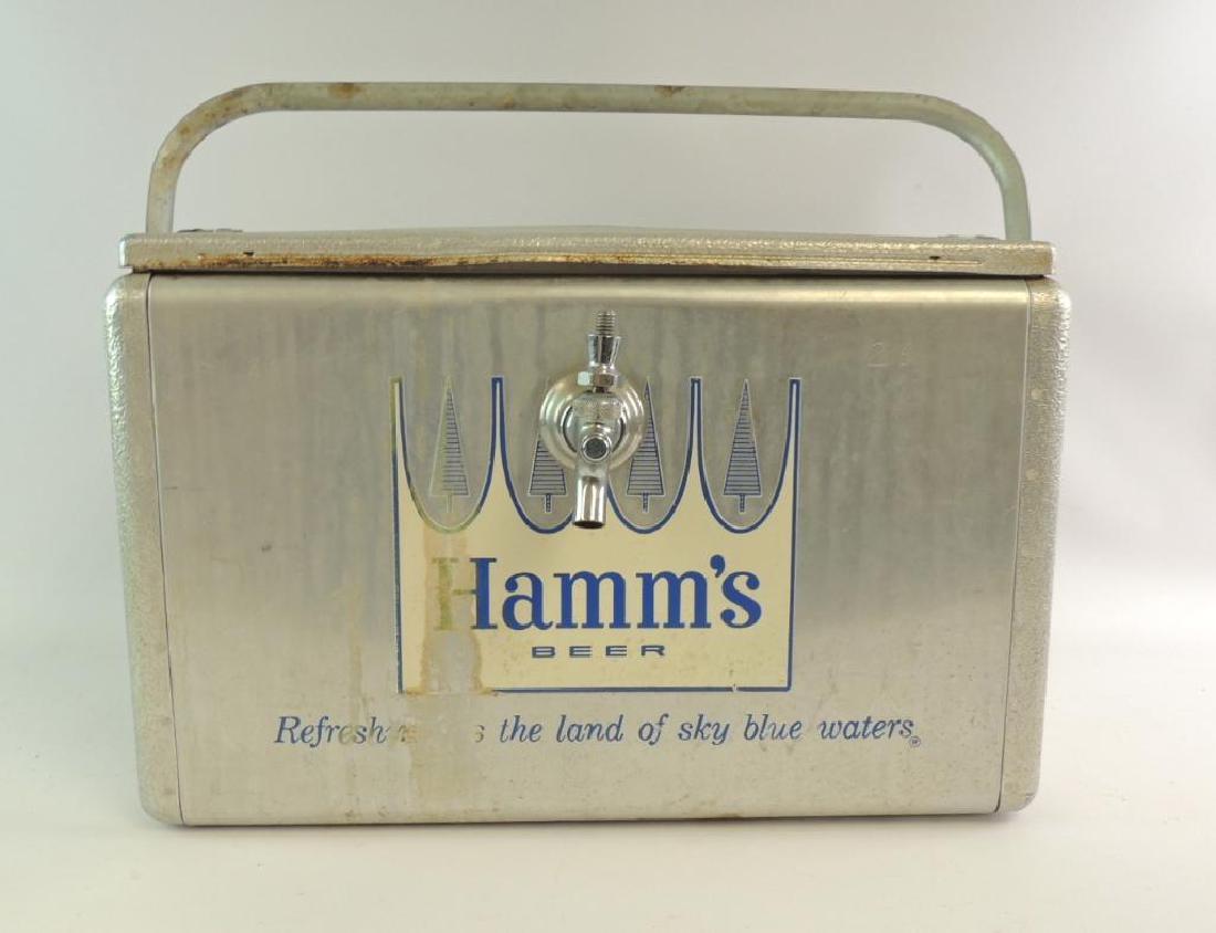 Vintage Hamm's Draft Beer Coil Tap Advertising Metal (1 of 5)