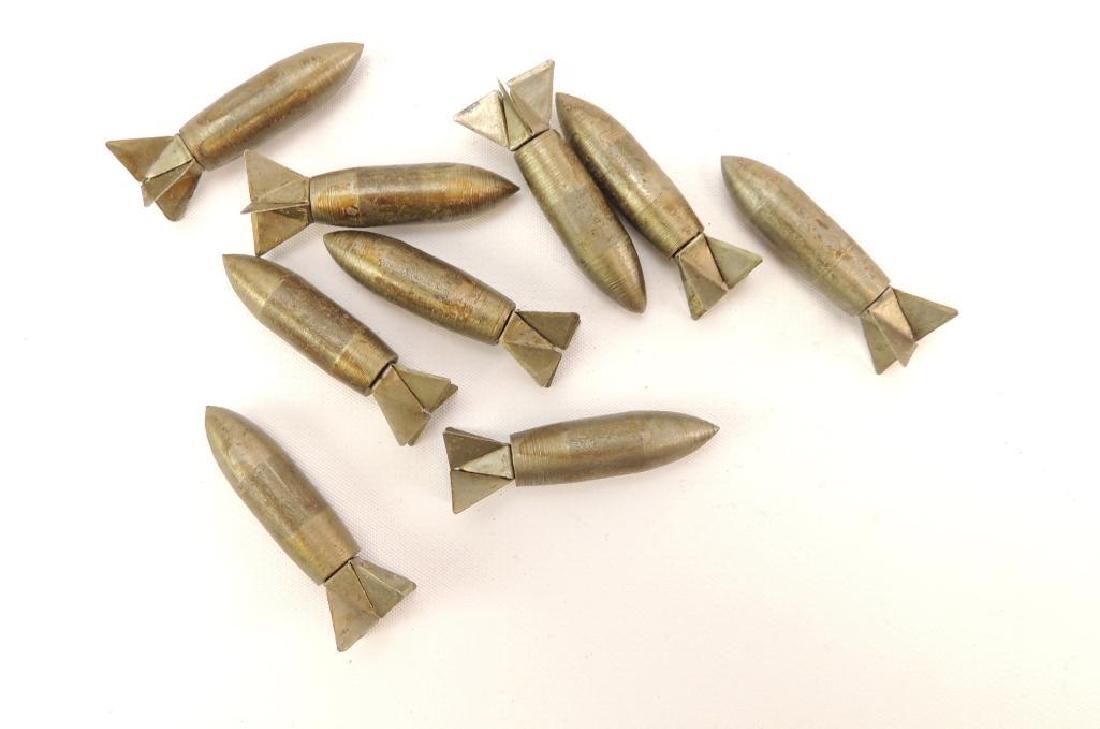 WW1/2 Flechette Darts Group of 9: These darts were dropped from U.S. and British planes onto German Trenches