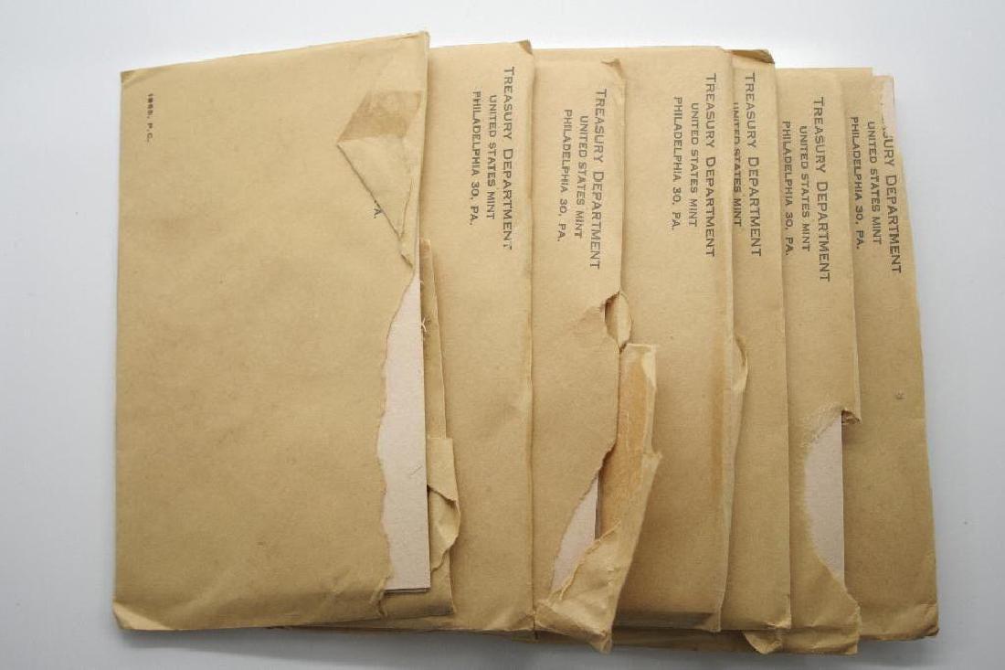 Lot of 7 U.S. Proof Coin Sets all 1964-P (1 of 3)