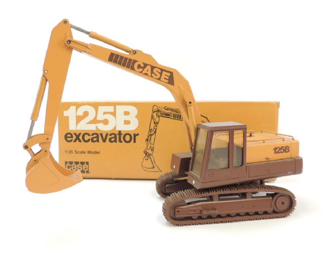 Conrad Case 125B Die-Cast Toy Excavator with Original (1 of 3)