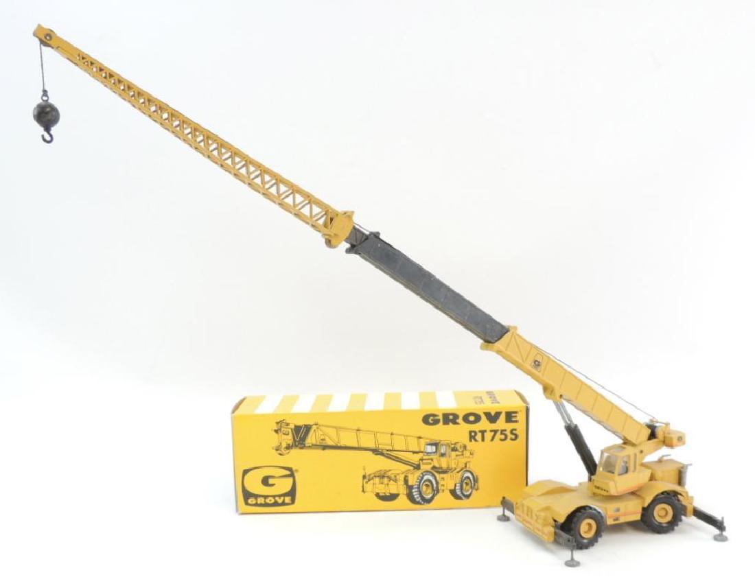 NZG Modelle Grove RT75S Die-Cast Toy Crane with: 1/50 Scale, Made in West Germany